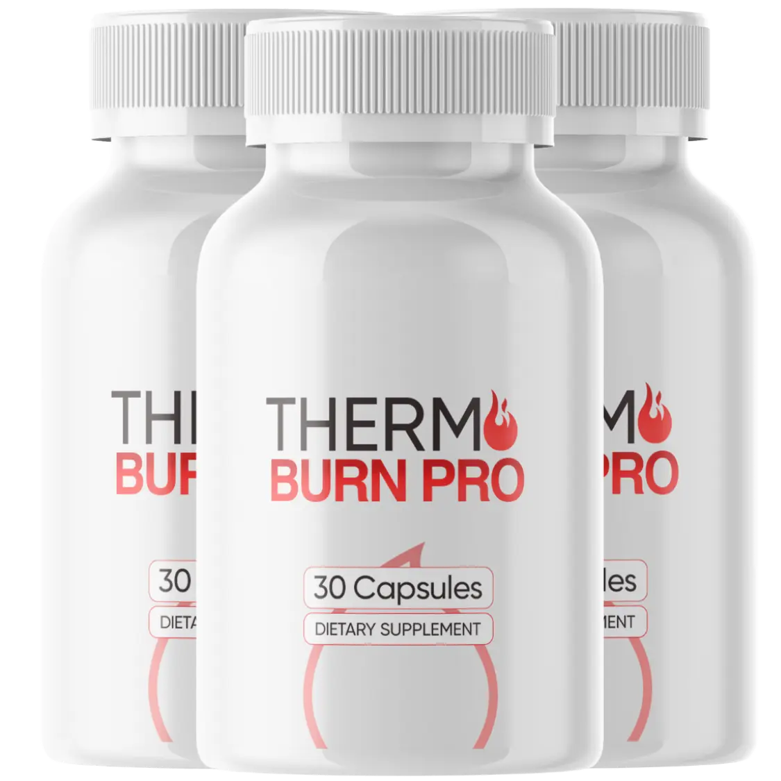 Thermo Burn Pro BHB ketone supplement bottle for natural ketosis and fat-burning energy